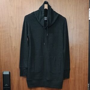 2/$20 Joe Fresh Charcoal Cowl Neck Long Active Sweater S